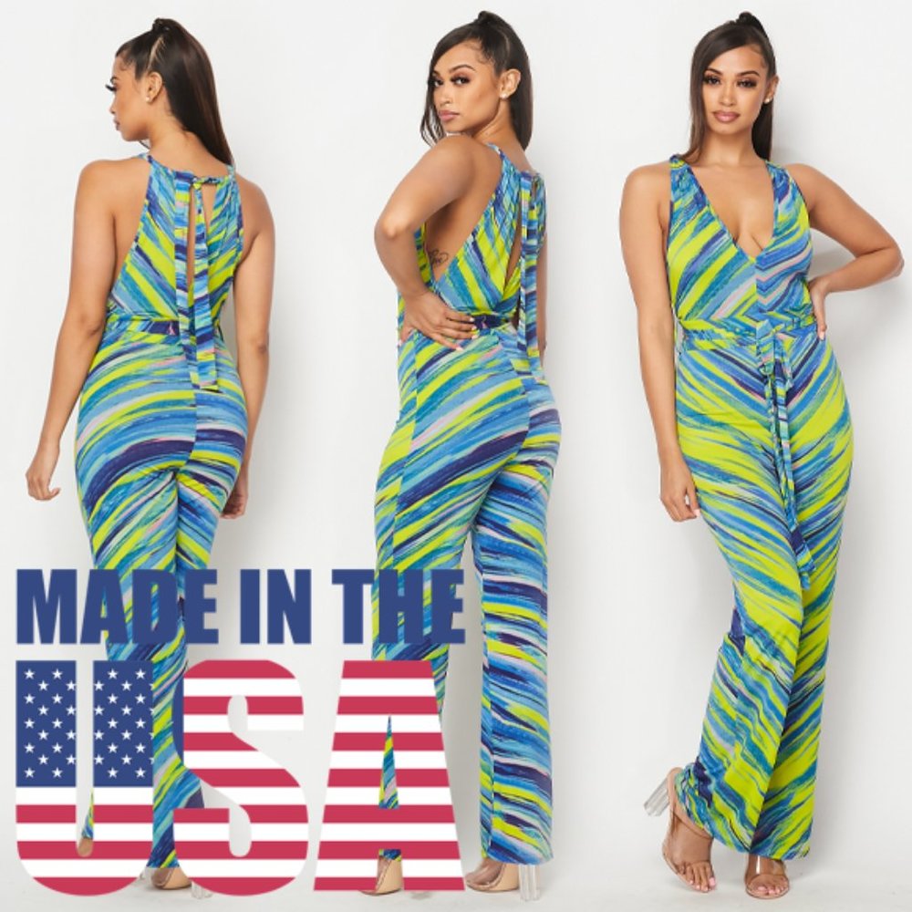 Belt Jumpsuit Romper